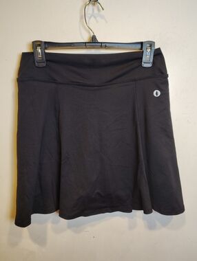 Dona Jo Ultimate Black Tennis Skirt Skort Sz  2 (Lg.) Pickleball Athleisure Golf